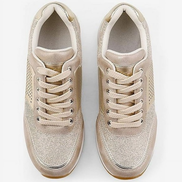 Cestfini Wedge Glitter Sneakers 9.5 - Picture 1 of 6